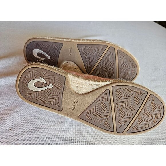 OLUKAI Kaula Pa'a Kapa Women's Espadrilles, Linen Slip-On Shoes with Lightweight - Picture 15 of 15